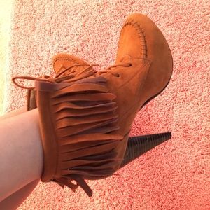 SALLY ROUX Genuine Leather Boots, Made in Japan